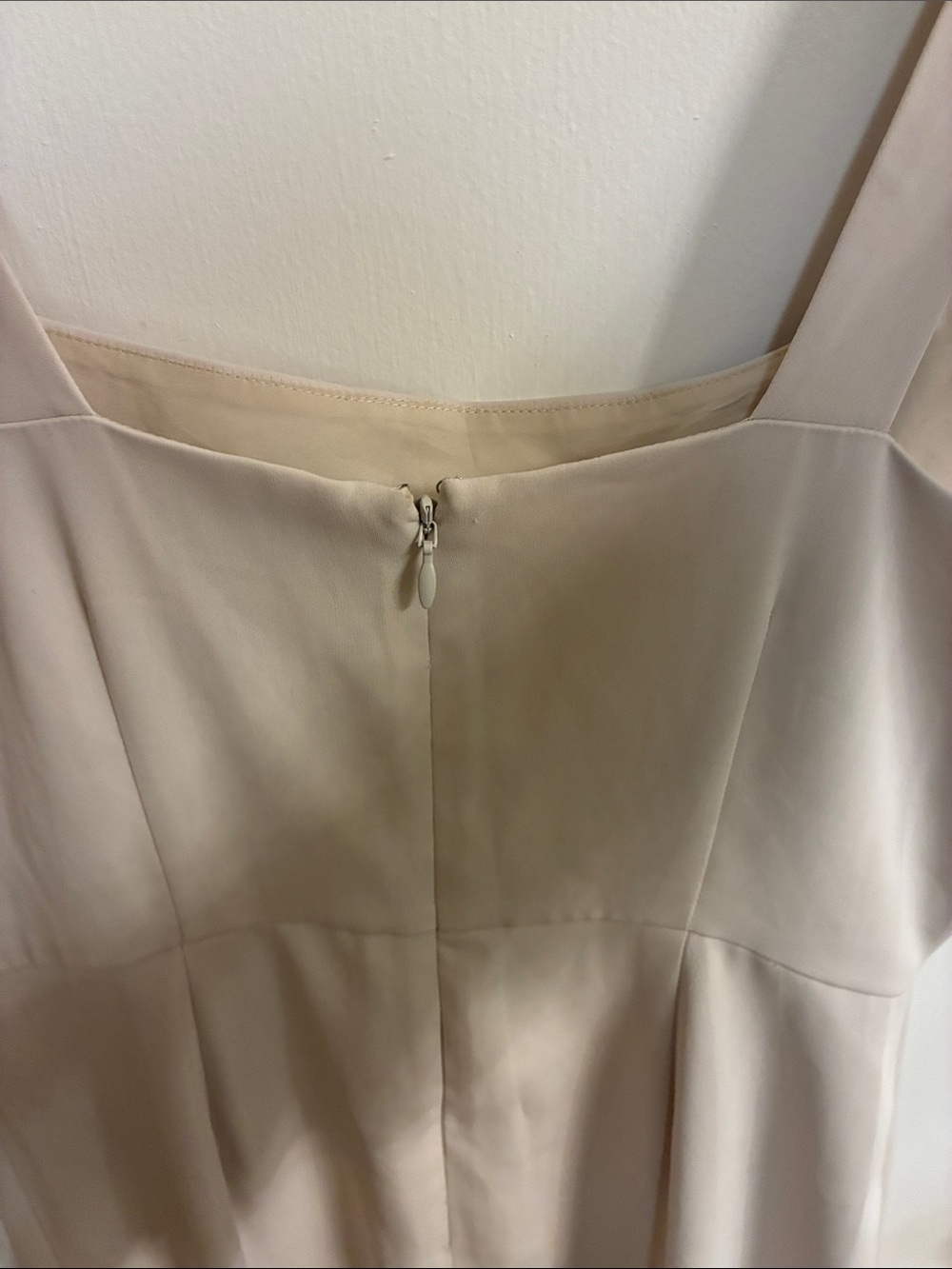 Babaton by Aritzia Square-Neck Cream Midi Dress with Side Slit Sz 2 - Picture 6 of 9
